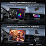 ATOTO X10G129E 12.95" Android Single Din Car Stereo with Wireless CarPlay/Android Auto, 1080P Dual Dash Cam, HDMI-in TV/Game, SPDIF DSP DAC AMP RCA SUB, 8+128G, 4G WiFi Bluetooth GPS OTA AI