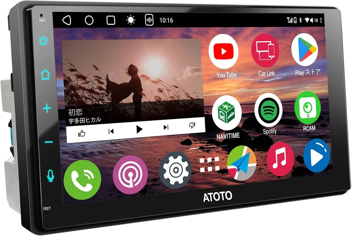 ATOTO A6 2DIN7型ディスプレイオーディオ｜4G LTE対応 & QLEDアラーム
