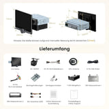 ATOTO A5LG110PT-S01 10 Zoll Android Autoradio mit Rückfahrkamera, kabelloses CarPlay & Android Auto, schwebender Bildschirm für 1 DIN & 2 DIN, Wi-Fi/Bluetooth/USB, Mirror Link, EQ, DSP, LRV