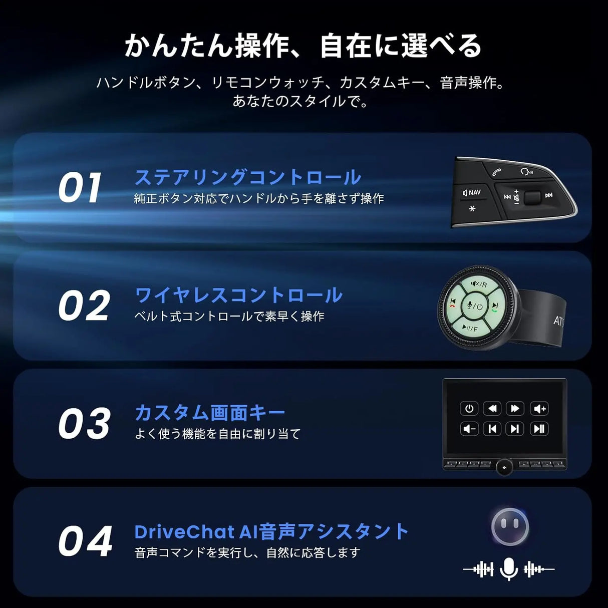 ATOTO X10 12.95型 ディスプレイオーディオ – Android搭載・4G