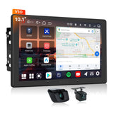 ATOTO V10G211OC-S04 10” QLED Android Double DIN Car Stereo, Wireless CarPlay & Android Auto, Includes Front Dash Cam & Backup Camera, Car Karaoke, Pro DSP 4V Pre-Out, HDMI Out, aptX HD Bluetooth, 4G LTE