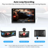 ATOTO AC-FCR02W Dash Cam 1080P Anteriore, Grandangolo 150°, Soppressione Luce Intensa, Supporto fino a 128GB – Compatibile solo con Serie ATOTO P9 Selezionate