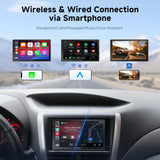 ATOTO A5LG2B7T-S12 7" Android Double Din Car Stereo with Backup Camera & DVR Dashcam, Wireless CarPlay & Android Auto, GPS Navigation, Wi-Fi/BT/USB, 24-Band EQ DSP, LRV, MirrorLink (Refurbished)