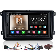 ATOTOZONE A5L Android Autoradio CarPlay per VW Polo Golf 5 6 Passat Jetta Skoda, Schermo da 7" Wireless Android Auto Stereo con GPS Navi, Wi-Fi/Bluetooth/USB, FM/AM/RDS, HD LRV, MirrorLink, SWC
