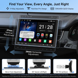 ATOTO A5LG110T 10" Single Din & Double Din Head Unit with Floating Display, Wireless CarPlay & Android Auto, WiFi/USB/Bluetooth Tethering, MirrorLink, DSP Audio, FM/RDS Radio