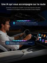 ATOTO CB7SBX Adaptateur CarPlay sans fil Android Auto AI Box, HDMI In/Out, Android 4Go+64Go, 4G LTE, Double Bluetooth, DriveChat AI, Netflix YouTube TikTok