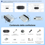 ATOTO A5LG1A5T 5" 1 Din autoradio bluetooth, CarPlay e Android Auto Senza fili, Touchscreen, Tethering WiFi/BT/USB, MirrorLink, RDS/FM Radio/GPS, Controllo Vocale, Vista Posteriore Live, 2G+32G