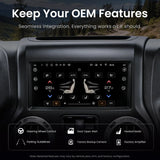 ATOTO S8LJEP09ADM 9" Android Car Stereo for Jeep Wrangler 2007–2015, Grand Cherokee, Dodge Challenger & Chrysler 300C, Wireless Apple CarPlay & Android Auto, 4G LTE, QLED Display, DSP