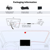 ATOTO AC-44P4 Dash Cam 720P - Caméra Voiture 140° HD, Stockage 128GB, Compatible ATOTO P5
