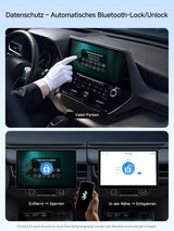 ATOTO CB4B Wireless CarPlay Adapter mit Android AI Box | Kabelloses CarPlay & Android Auto, KI-DriveChat, Netflix & YouTube, Dual-WLAN/Bluetooth, 4GB+32GB