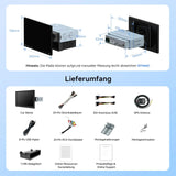 ATOTOZONE A5L 10 Zoll Doppel-DIN &amp; Single-DIN Adaptives 2G+32G Android Autoradio, IPS Schwebendes Display, Wireless CarPlay &amp; Android Auto, WiFi/BT/USB Tethering, MirrorLink, DSP/FM/RDS