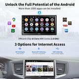 ATOTO A6G2B7PF 7" Double Din Android Car Stereo, Wireless CarPlay & Android Auto, MirrorLink, Dual Bluetooth, DSP, FM Radio, 4G LTE WiFi/BT/USB Tethering, In-Dash Navigation, 8-Core 2G+32G