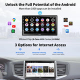 ATOTO A6G2B7PF 7" Autoradio 2 Din – QLED Touchscreen, DAB+ Radio, Bluetooth, 2G+32G, Wireless CarPlay e Android Auto Senza Fili, Tethering WiFi/BT/USB, GPS, Mirror Link, 36EQ DSP