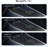 ATOTO AD1 ワイヤレスCarPlayボックスアダプター HDMI入力対応 2in1ドングル 有線CarPlay対応 プラグ＆プレイ マルチメディアハブ TV/ゲーム機/DVD/ブルーレイ Bluetooth 5.2 OTA ブラック