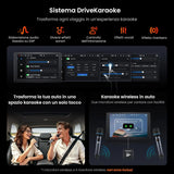 ATOTOEXCEL V10 10.1" 2din e Adattivo 1din Autoradio Android,6G+128G, 4G LTE/Wi-Fi,Karaoke in auto,DVR 4 canali, CarPlay e Android Auto Senza fili,DSP 32B-EQ,BT 5.4, Assistente IA,Tracciamento GPS