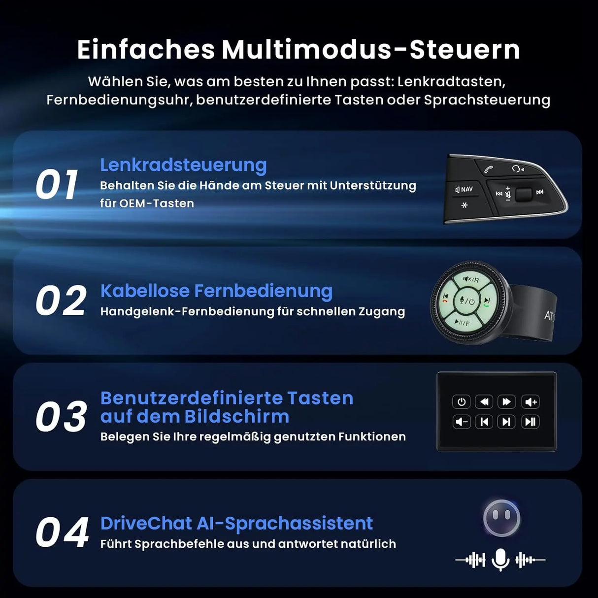 ATOTO X10G141E 14.1" QLED AI Android 1 DIN & Doppel DIN Autoradio Bluetooth, 8G+128G, Flexview-Display, 7.1.2 CH Audio, 4G LTE, Kabelloses CarPlay & Android Auto, 36B-EQ, Dualband-WLAN, HDMI IN