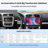ATOTO A6VW09PF 9" Double Din Car Stereo, Android, Compatible with VW Volkswagen Jetta/Tiguan/Golf, Wireless CarPlay & Android Auto, Dual Bluetooth, GPS Tracking, HD LRV, 2G+32G