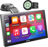 ATOTO P8 Portable Car Stereo, Wireless CarPlay & Wireless Android Auto, 7inch QLED Glare-Suppressing Touchscreen, WDR&Auto Dimmer, Bluetooth, Remote Control, AUX/FM Output, P807SD-RM