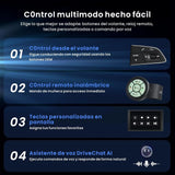 ATOTO X10G225E 12.5" 2Din Radiocasetes Coche Android QLED, 8+128 GB, CarPlay inalámbrico y Android Auto, 4G LTE, Asistente de voz AI, GPS, Micrófono dual, Bluetooth, LRV, 36B-EQ, Entrada HDMI