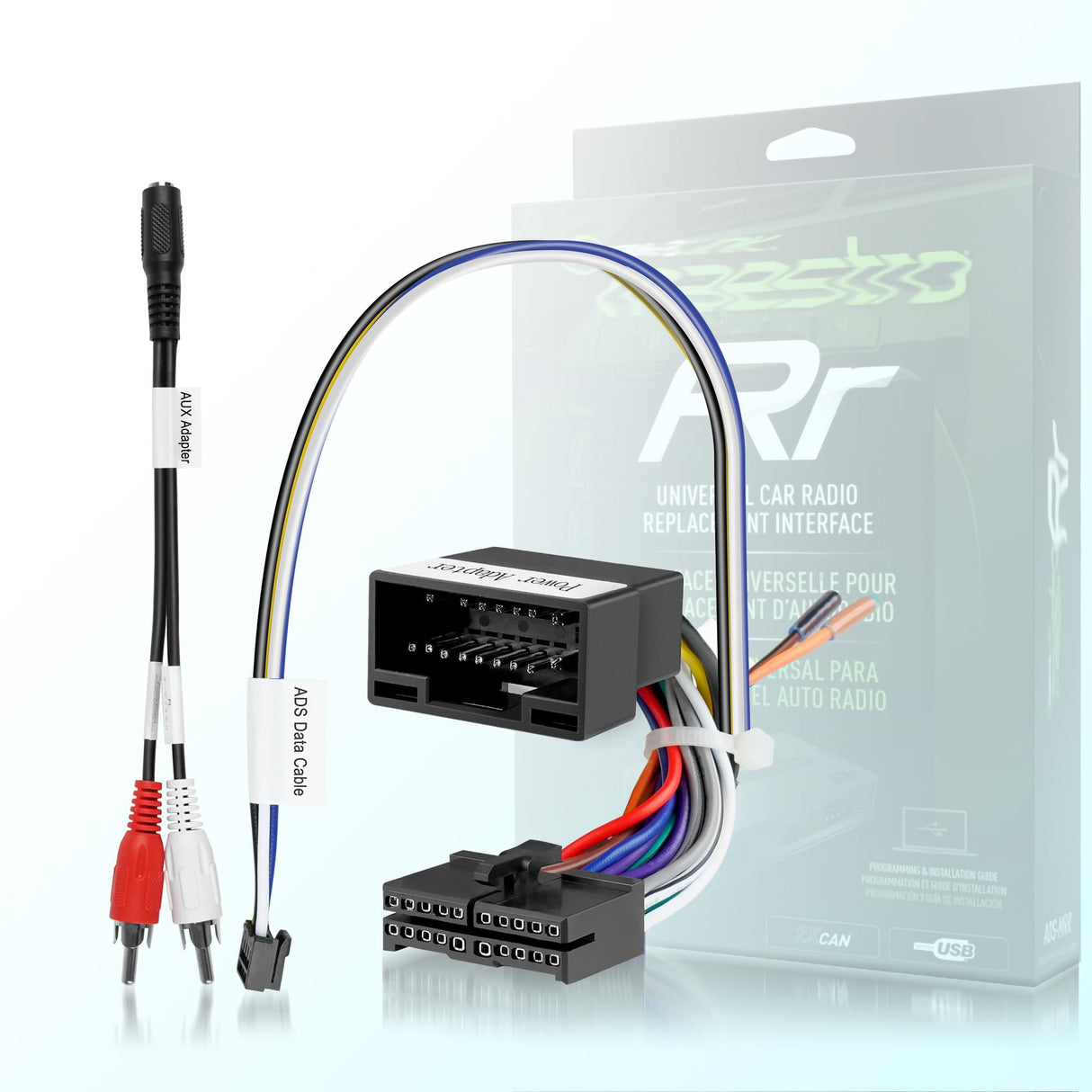 ATOTO AC-ADSX10 ADS Protocol Decoder Wiring Harness for X10 Series Car Stereo: Retain Functions, Real-Time Data, Stable Transmission, Plug & Play (Requires ADS-MRR/MRR2)