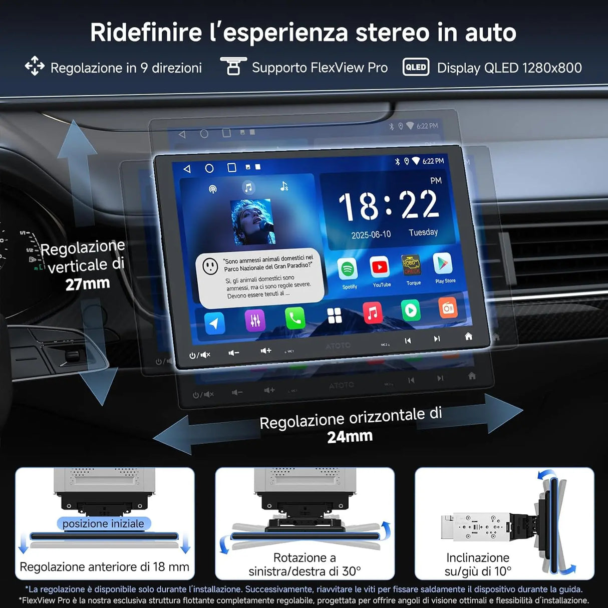ATOTO A5L Autoradio 1 DIN 10