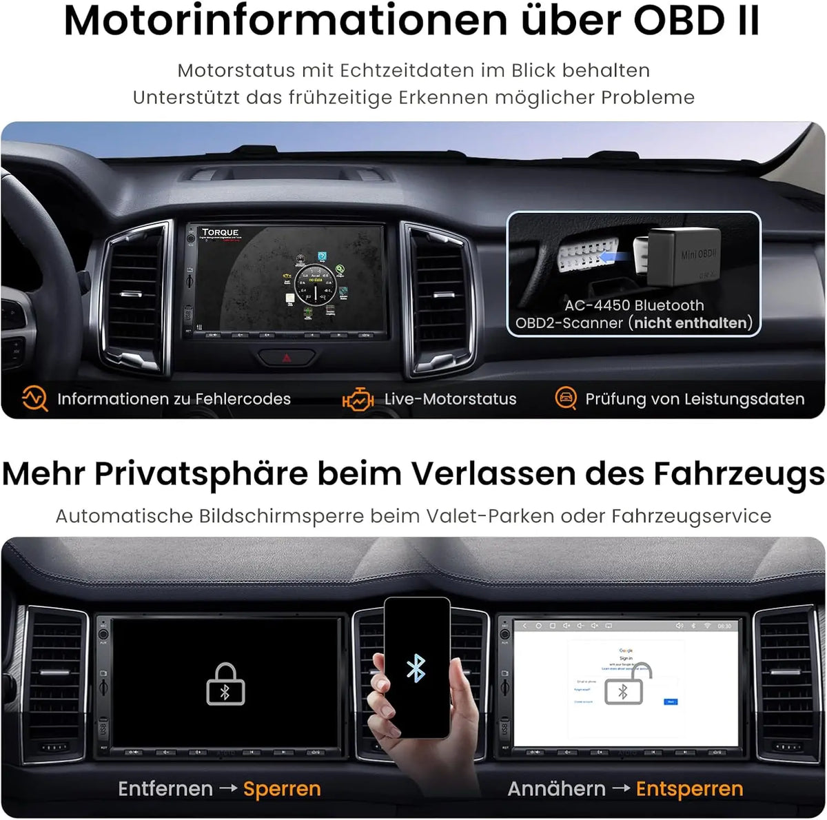 ATOTO S8L 7 Zoll AI Android Autoradio Doppel DIN Radio,4G SIM·WiFi, 4G+64G