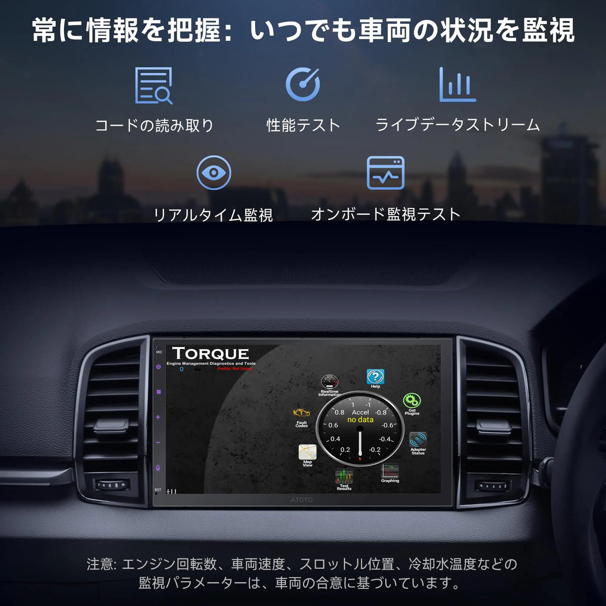 ATOTO A5LG2B7T 7" 2 Din ディスプレイオーディオ Androidナビ、OBD2 車載診断、ワイヤレス CarPlay & Android Auto、AI搭載、24バンドEQ&DSP、Wi-Fi/BT/USB、2G+32G【技適取得済み品】
