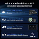 ATOTO X10G110E Radio 1 DIN Android 10" QLED, 8GB+128GB, Pantalla Flotante, CarPlay y Android Auto Inalámbricos, 4G LTE, Doble Teléfono, 2 Bluetooth, 36B-EQ, SCVC
