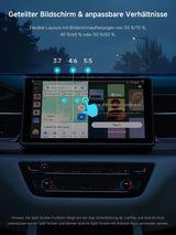ATOTO CB6 - Adaptateur CarPlay Sans Fil 2026 - Boîte Android Auto Plug & Play - Netflix/YouTube - 4G LTE - 8Go/128Go - DriveChat - Android 13