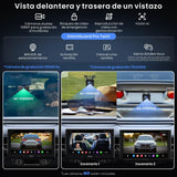 ATOTO X10G110E Radio 1 DIN Android 10" QLED, 8GB+128GB, Pantalla Flotante, CarPlay y Android Auto Inalámbricos, 4G LTE, Doble Teléfono, 2 Bluetooth, 36B-EQ, SCVC