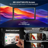 ATOTO F7G2B7WE 7" Double Din Car Stereo, HD LRV Camera, Full Touchscreen, Wireless CarPlay and Android Auto, Bluetooth 5.3, GPS, FM/AM/AUX, 4.1 Channel Audio Out, Screen Mirroring