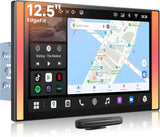ATOTO A7G225PKL 12.5” Android Double DIN Car Stereo, Wireless CarPlay & Android Auto, AI Driving Alert & Geolocation Awareness, Car Location Tracking, 4G LTE, Parking Guard, Hi-Fi DSP 4V Pre-Out, EdgeFit Design