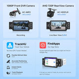 ATOTO A5LG1A5T 5" Single DIN Head Unit with Front Dashcam & Backup Camera, Wireless CarPlay & Android Auto, Bluetooth, GPS, Wi-Fi, USB Fast Charging, AUX/SD