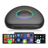 ATOTO CB6D Magic Box CarPlay Video Box - Wireless CarPlay & Android Auto, 8G+128G, Android 13 OS, Built-in 4G, WiFi, Dual Bluetooth, GPS, YouTube & Netflix Support, microSD & OTA