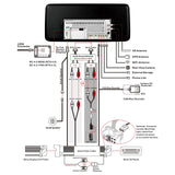 ATOTO 12,3 インチ オートラジオ Bluetooth CarPlay、Android Auto ディスプレイ、ベンツ C クラス 4.0 システム (2008-2010) と互換性あり、オリジナルの Mantiene Tutte le Funzionalità、Navigatore Auto、DriveChat AI、4G LTE