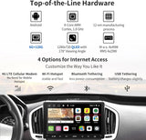 ATOTO S8G2099UN 9" QLED Double Din Car Stereo, Built-in 4G LTE, Wireless CarPlay & Android Auto in-Dash Navigation,4 * 49W Amp,8-Core 6G+128G