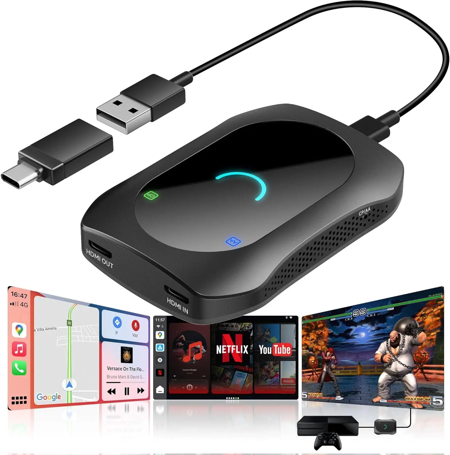 カーナビ ATOTO A3D Wireless CarPlay Adapter ATOTO CB7SATN Wireless CarPlay Adapter AI Box