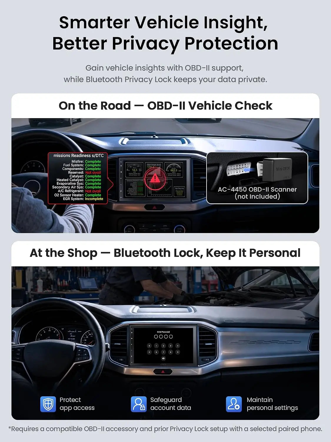 ATOTO A5L Gen2 7inch Double Din Car Stereo, Wireless CarPlay & Android Auto