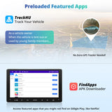 ATOTO A5LG209T 9" Android Double Din Car Stereo, Wireless Android Auto CarPlay Head Unit with WiFi BT USB, in-Dash GPS Navigation System, 1280 * 720P Touchscreen, AM/FM, 2+32G