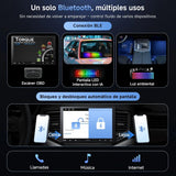 ATOTO A5LG110T Radio Coche 2 DIN/1 DIN 10" IPS, CarPlay y Android Auto Inalámbrico, Pantalla Flotante, MirrorLink, DSP, FM/RDS, WiFi/BT/USB