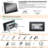 ATOTO S8 8-core 9 inch QLED Double Din Android Car Stereo, Wireless CarPlay & Android Auto, Built-in 4G,WiFi/BT/USB Tethering, 2 Bluetooth, 4G+32G Car Radio, SCVC&DSP, AI Chat, MirrorLink,S8G2094MS