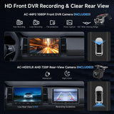 ATOTOZONE A5L 10.1" Android Double Din Car Stereo, Wireless CarPlay/Android Auto, LRV Backup Camera&1080P DVR Dashcam, WiFi/Bluetooth/USB, 2+32GB, 24B EQ&DSP/FM, MirrorLink, AI Chat&GPS Tracking