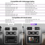ATOTOZONE A5L Android Autoradio mit Navi für VW Golf 5 6 Jetta Passat Polo, Wireless Android Auto&Carplay, 2Din Radio 7 Zoll Touch Display mit Wi-Fi/Bluetooth/USB, HD LRV, FM/AM, Mirror Link, SWC