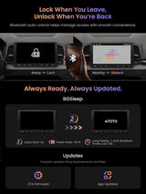 ATOTO A5LG211T 10.1" 2 Din Android Autoradio Bluetooth, Wireless CarPlay & Android Auto, OBD Scanner, 24-Band EQ, WiFi/BT/USB Tethering, 2G+32G, GPS Tracker, MirrorLink