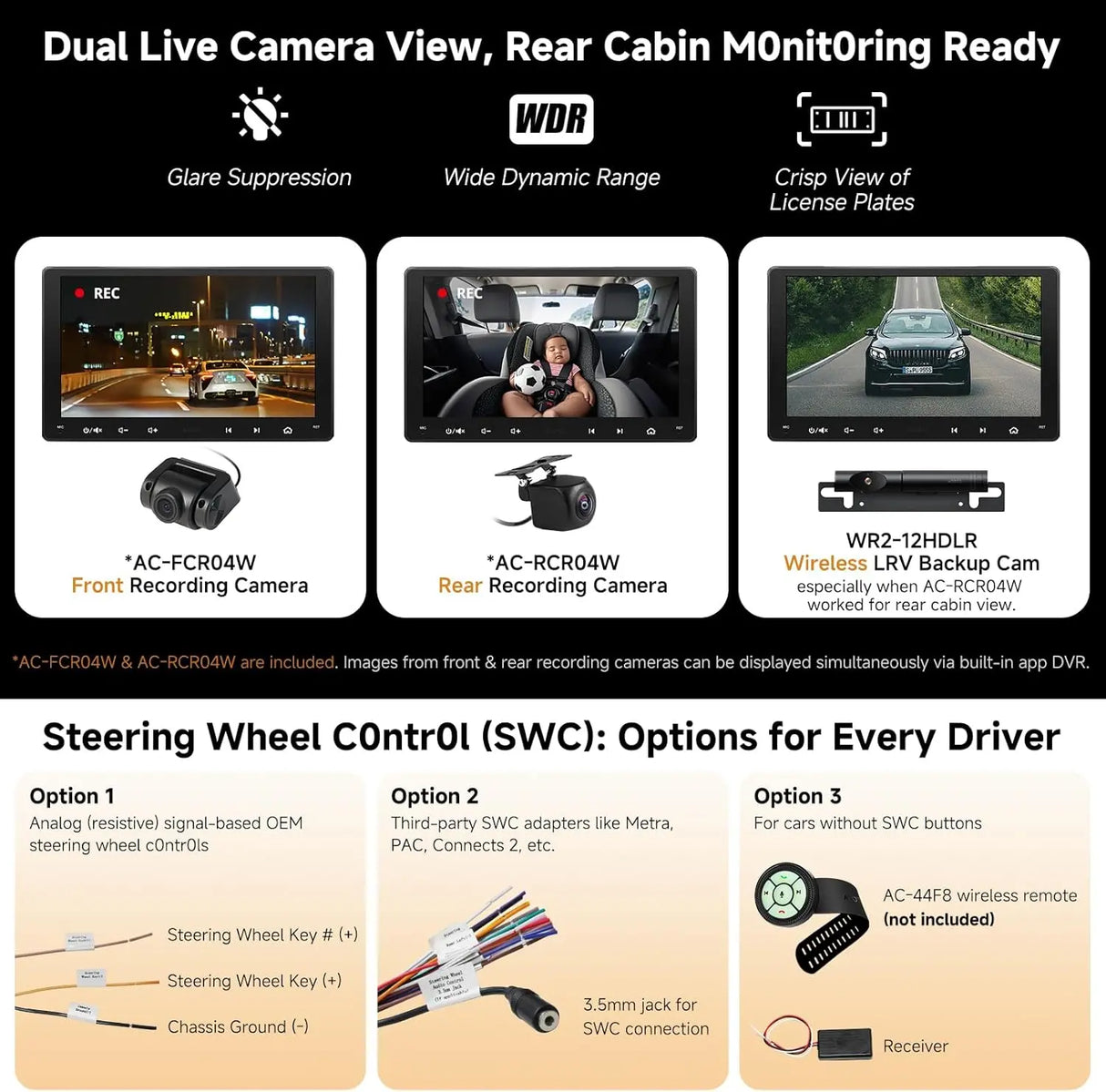 ATOTO S8G2099UN 9" Double Din Car Stereo, 1080P Front & Backup Camera Input, 6G+128G, QLED Touchscreen, Wireless CarPlay & Android Auto, 4G, Wi-Fi, Dual BT, DSP, AMP, SUB, GPS, S8 Gen3
