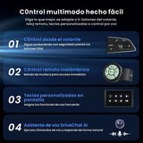 ATOTO X10G125E-R3 12.5" QLED Radio Android 1 DIN/2 DIN con 2 Cámaras de Grabación, HDMI IN, Pantalla Flexview, 8+128G, Sonido 7.1.2CH, 4G LTE, WiFi Dual, CarPlay & Android Auto inalámbricos