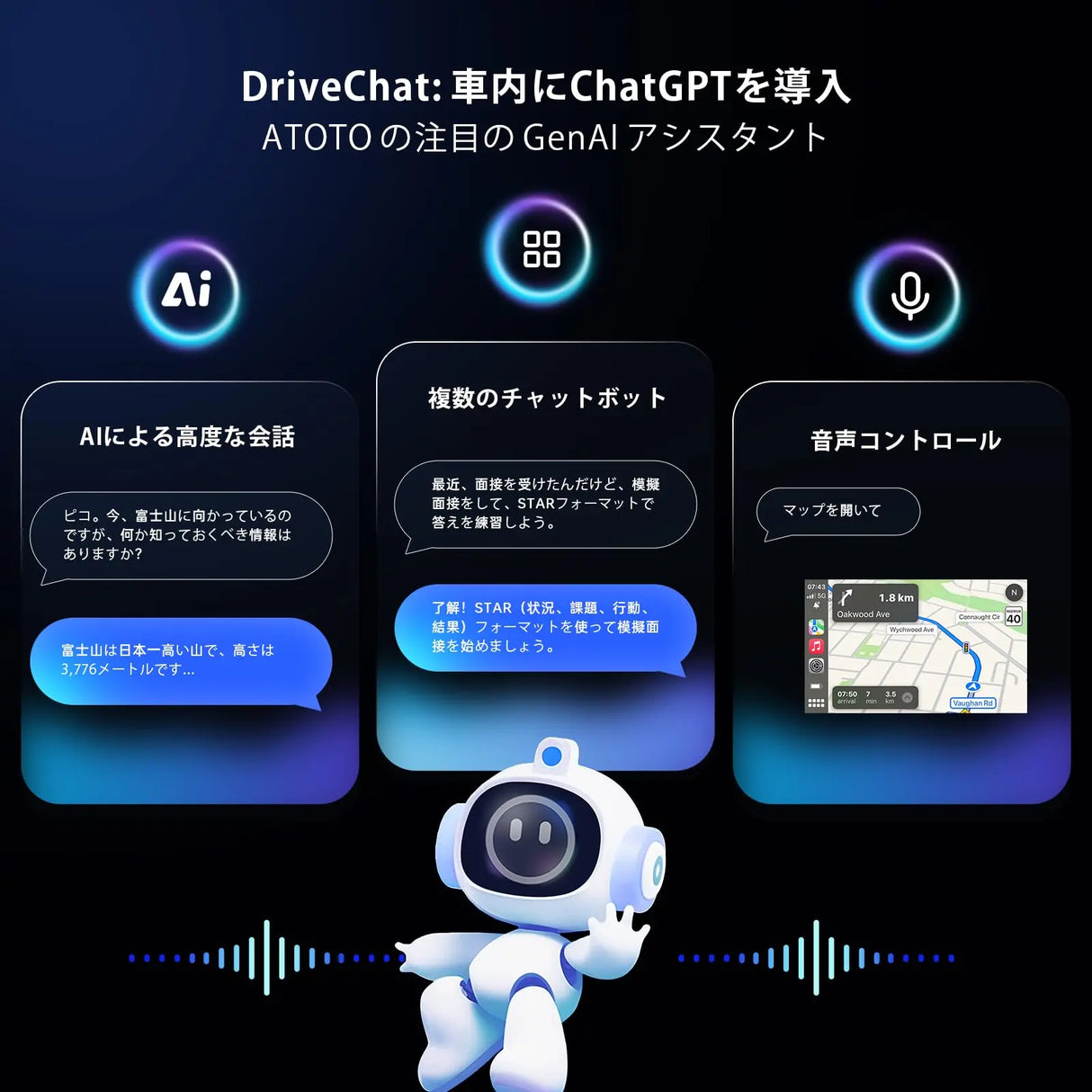 ATOTO A6PF 9型2DINディスプレイオーディオ｜OBD対応&QLEDアラーム