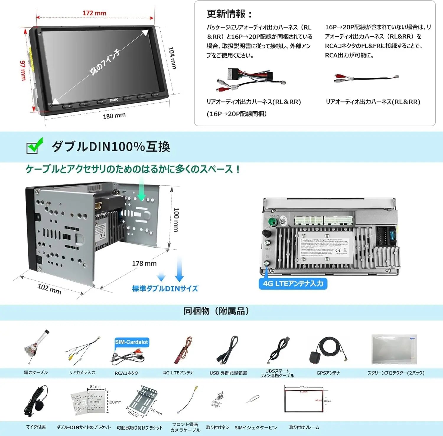 ATOTOカーナビS8:S8G2A78UL(4G+64G) ATOTO 【公式通販】