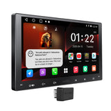 [9-Inch] ATOTOEXCEL Android Double Din Car Stereo Wireless CarPlay & Android Auto, OBD2 Scanner Car Radio with Wi-Fi/Bluetooth/USB, GPS Tracking, 24B EQ&DSP, Built-in AMP, HD LRV, Mirror Link