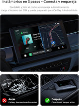 AD1 Adapter CarPlay & Android Auto Wireless AI Box, BT, WLAN, HDMI